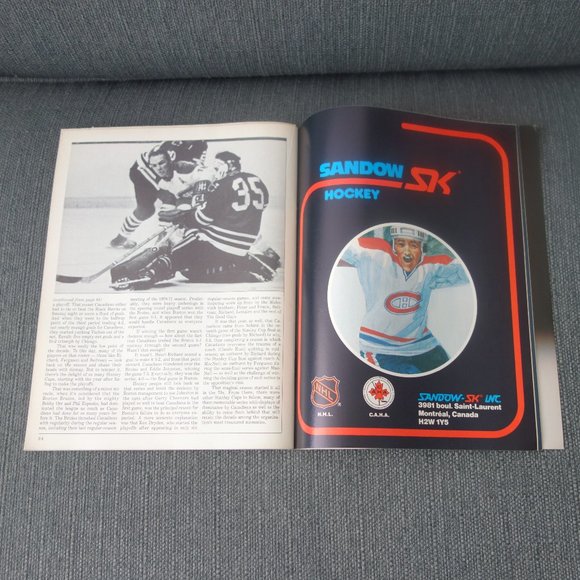 Official magazine of the Montreal Canadiens 1980 w/ Canadiens Pittsburgh Program - Picture 8 of 16